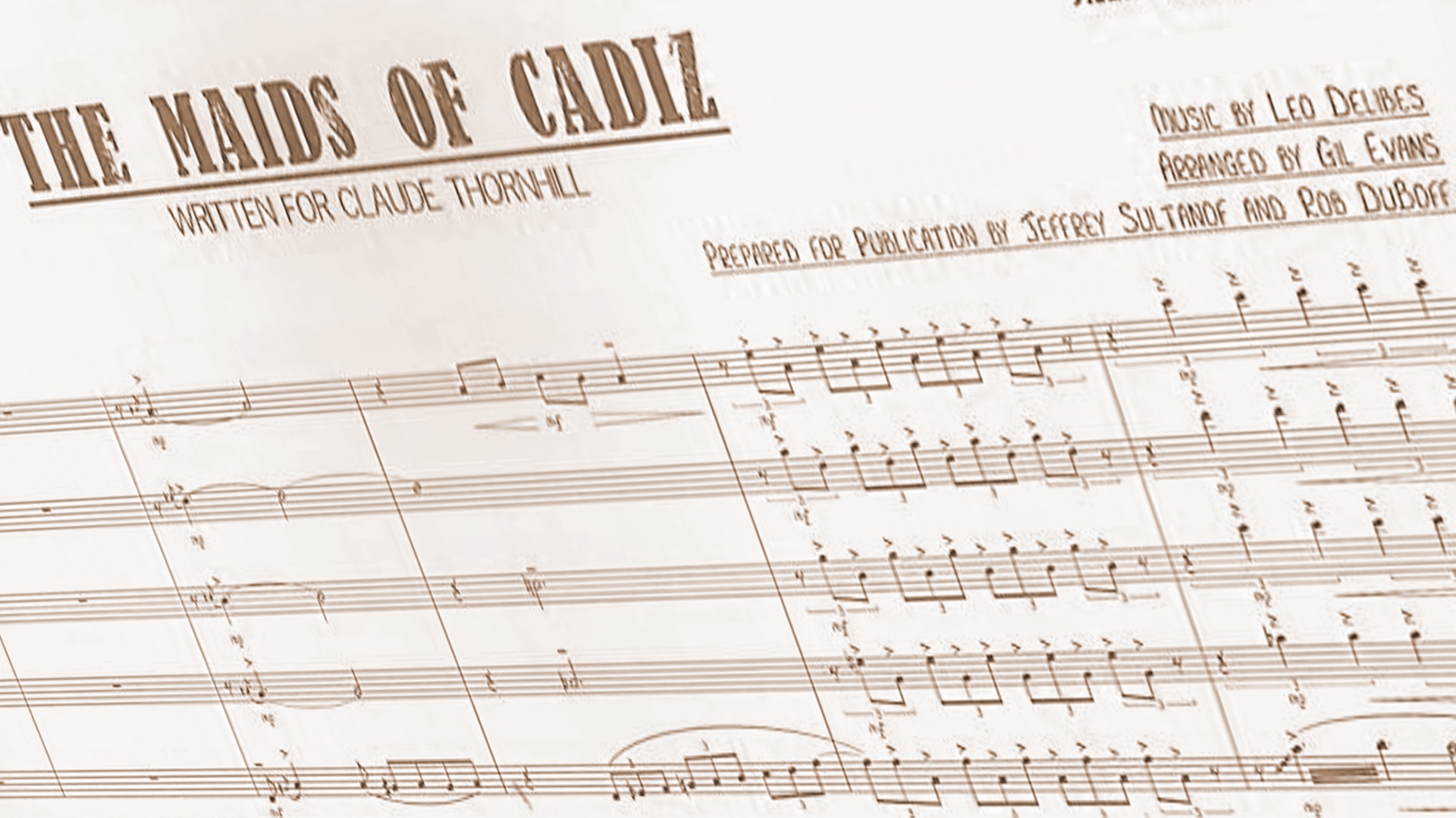 Maids of Cadiz, Sammy Nestico, and Thad Jones