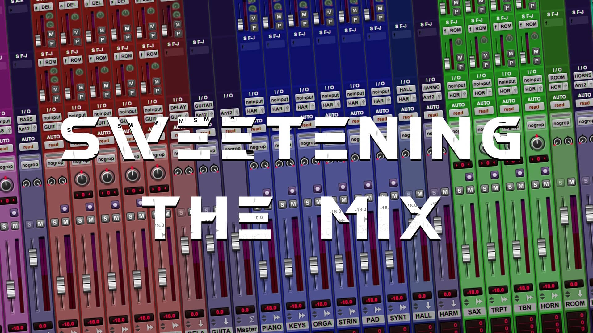 Sweetening the Mix