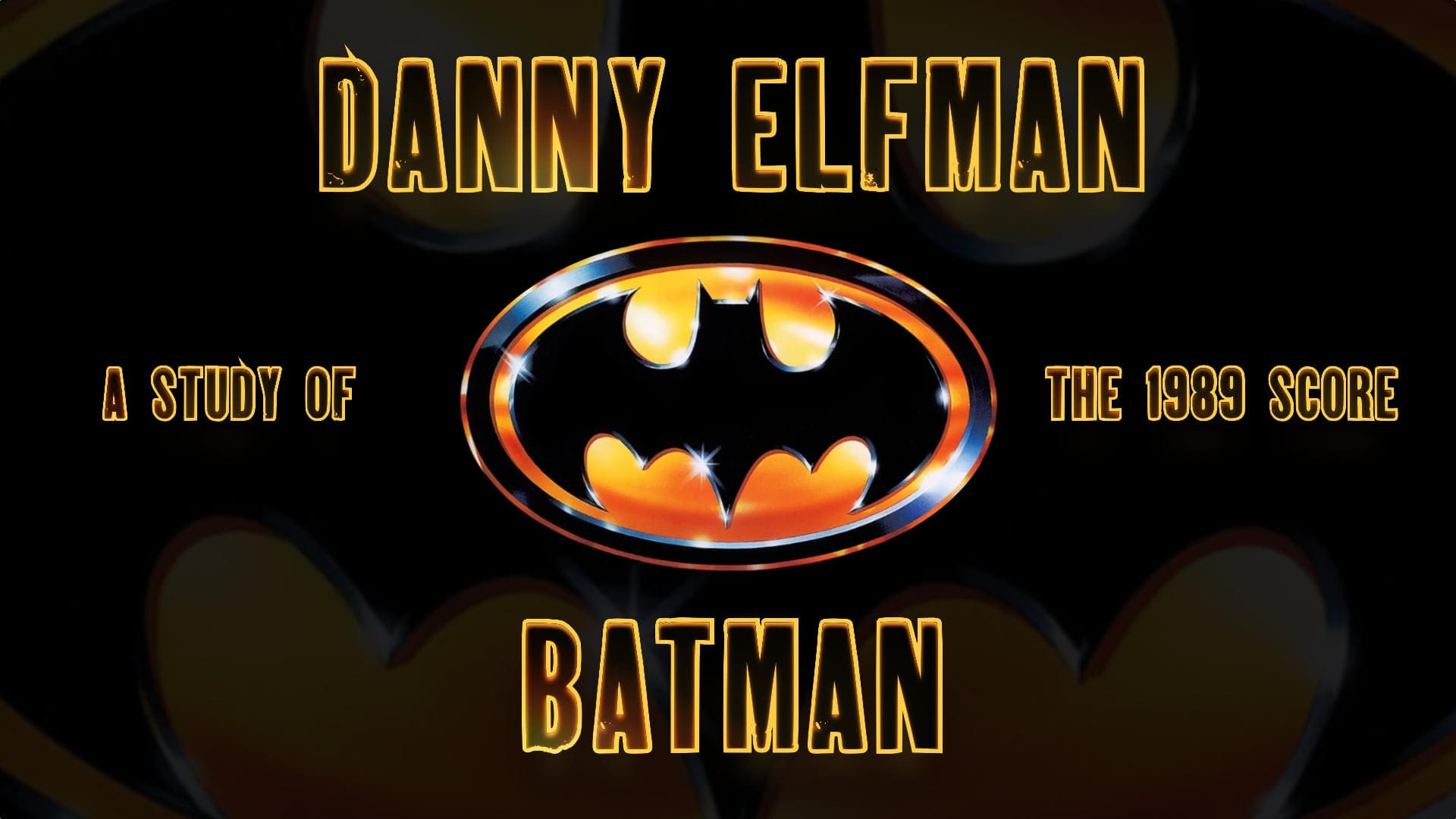 Danny Elfman's Batman Score Study with Tim Rodier - Academy of Scoring Arts