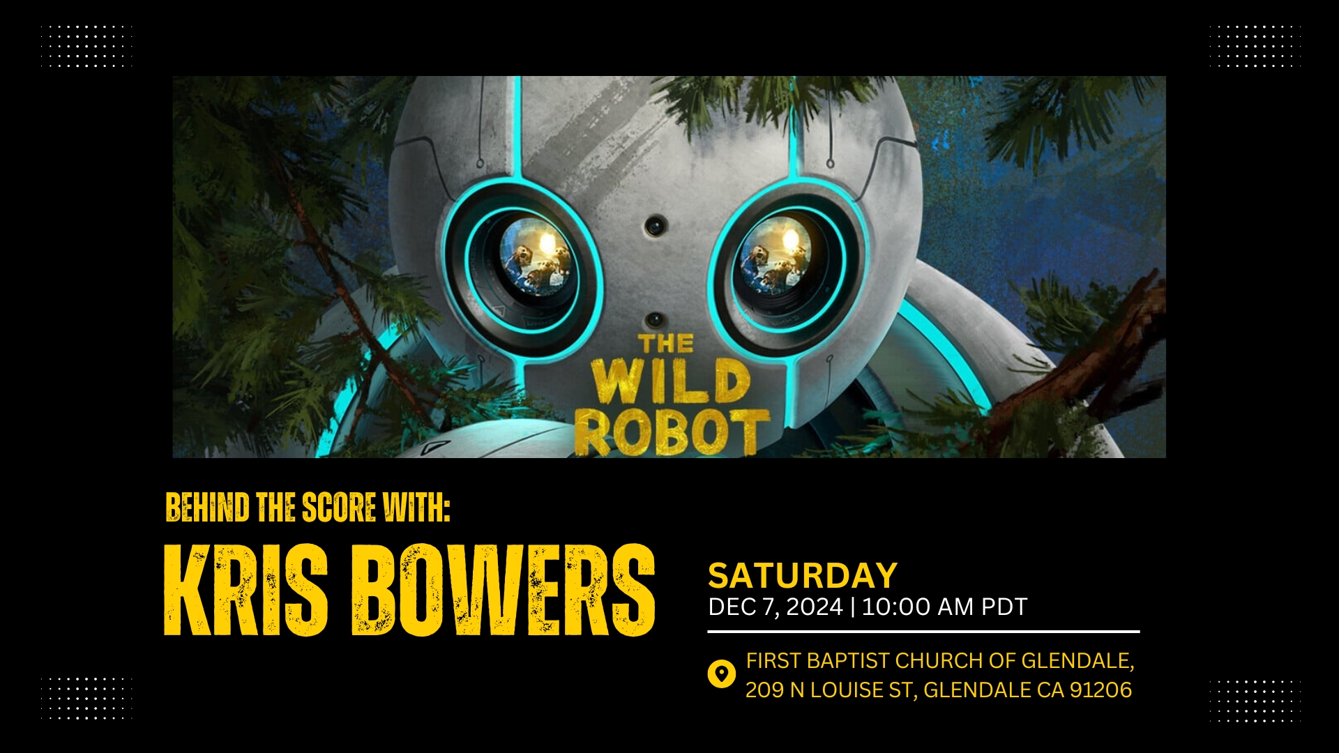 Kris Bowers’ The Wild Robot